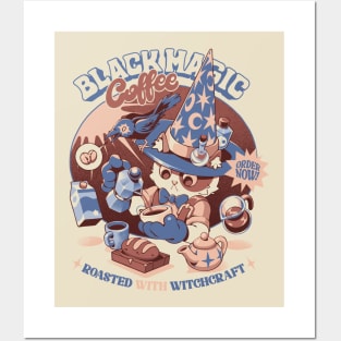 Black Magic Coffee - White Posters and Art